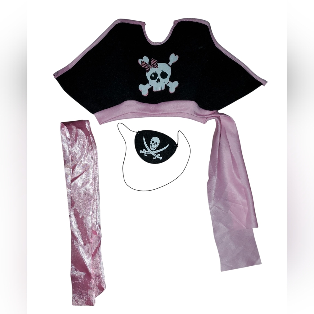 Pirate Costumes for Kids Sea Buccaneer Costume Pink Pirate Dress NWOT Size: M - Picture 10 of 12